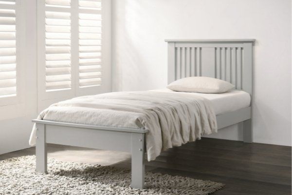 Alana Bedroom Beds – Modern Grey Elegance in Three Sizes