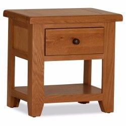Oscar 1 Drawer Lamp Table – Stylish &amp; Functional Side Table