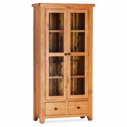 Oscar Double Display Cabinet – Stylish &amp; Functional Storage