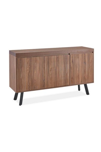 Fredrik Walnut 3 Door Sideboard