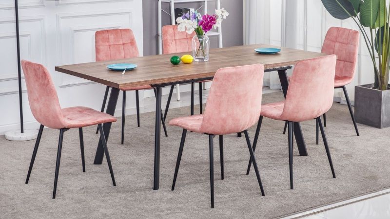 Fredrik Walnut Extension Dining Table