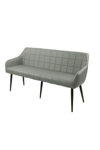Branca Bench – Grey Fabric