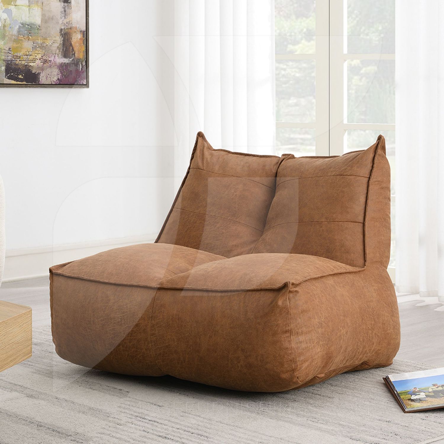 ​Modern Sofa Bean Bag – Tan​