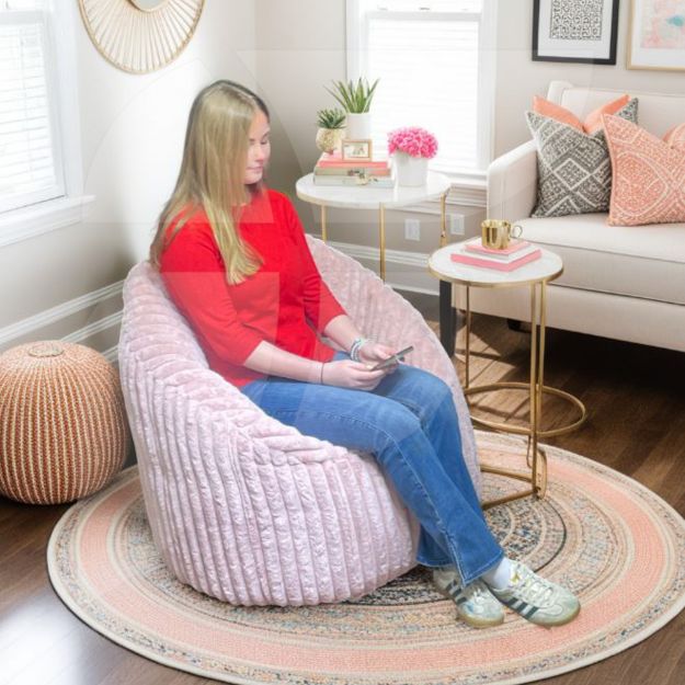 Snug Milano Cord Bean Bag – Pink