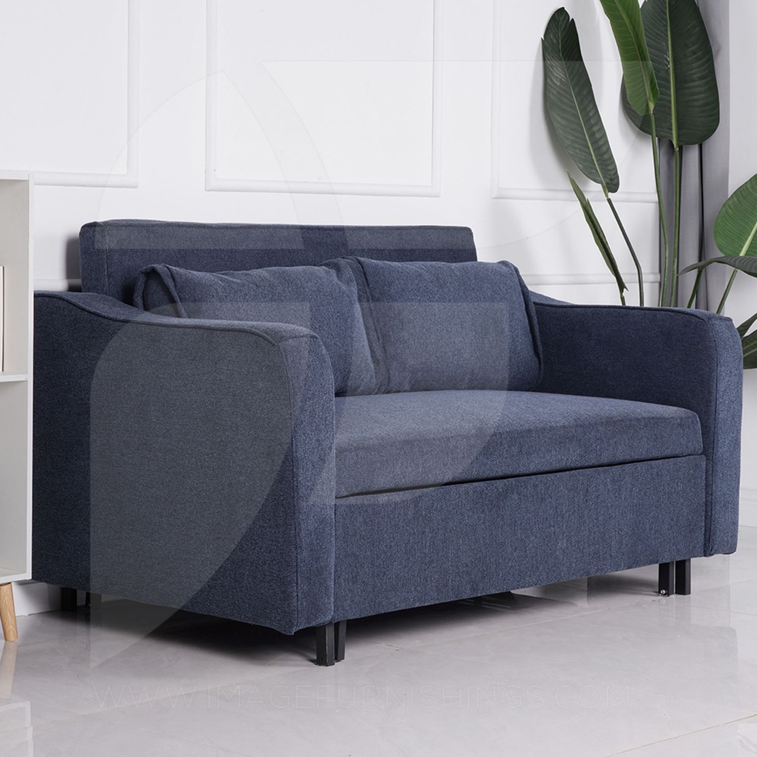 Aspen Sofa Bed – Denim Blue