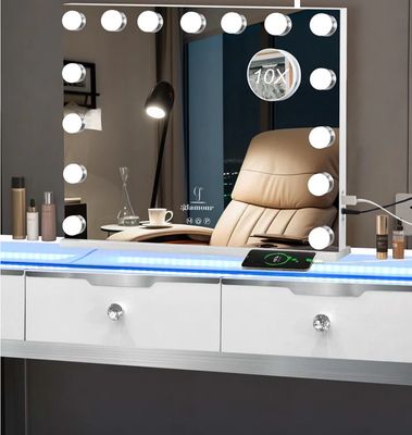 Glow Luminux 15-Bulb Hollywood Makeup Mirror