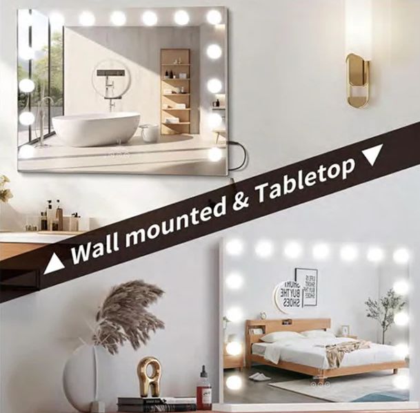 Glow Luminux 15-Bulb Hollywood Makeup Mirror