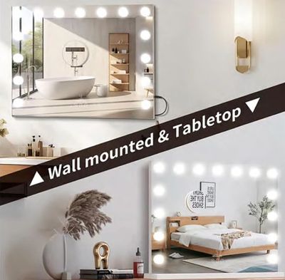 Glow Luminux 15-Bulb Hollywood Makeup Mirror