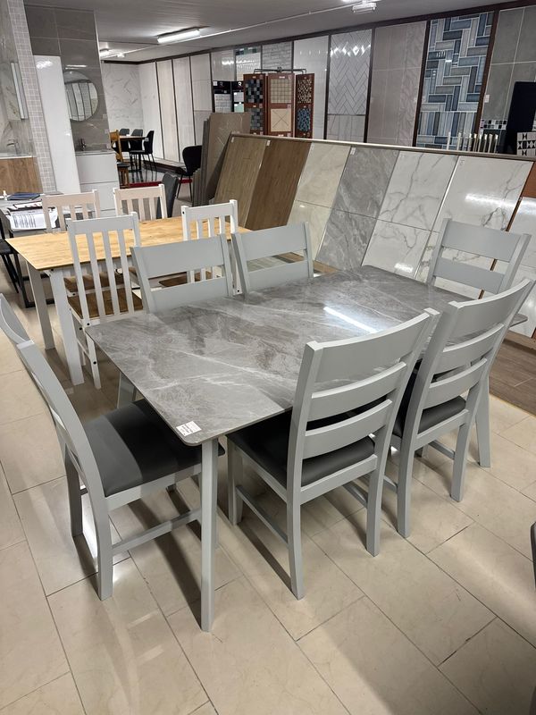Sarrento Dining Table &amp; 6 Chairs