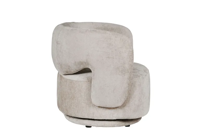 Koa Swivel Accent Chair – Mink