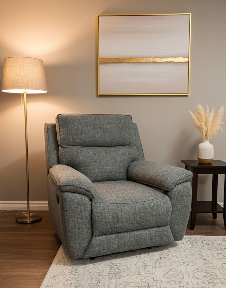 Noel Electric Recliner – Fabric