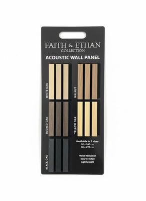 Faith & Ethan: Premium Acoustic Slat Panels from €65.