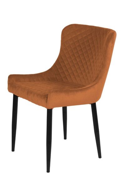 Talia Chair – Blue | Grey | Orange