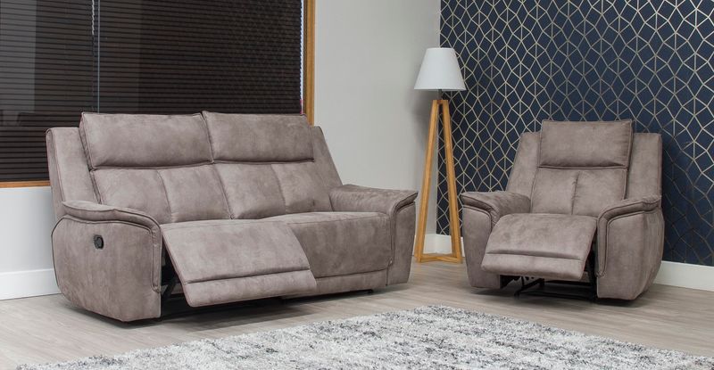 Barello Sofa Range – Grey &amp; Brown/Grey