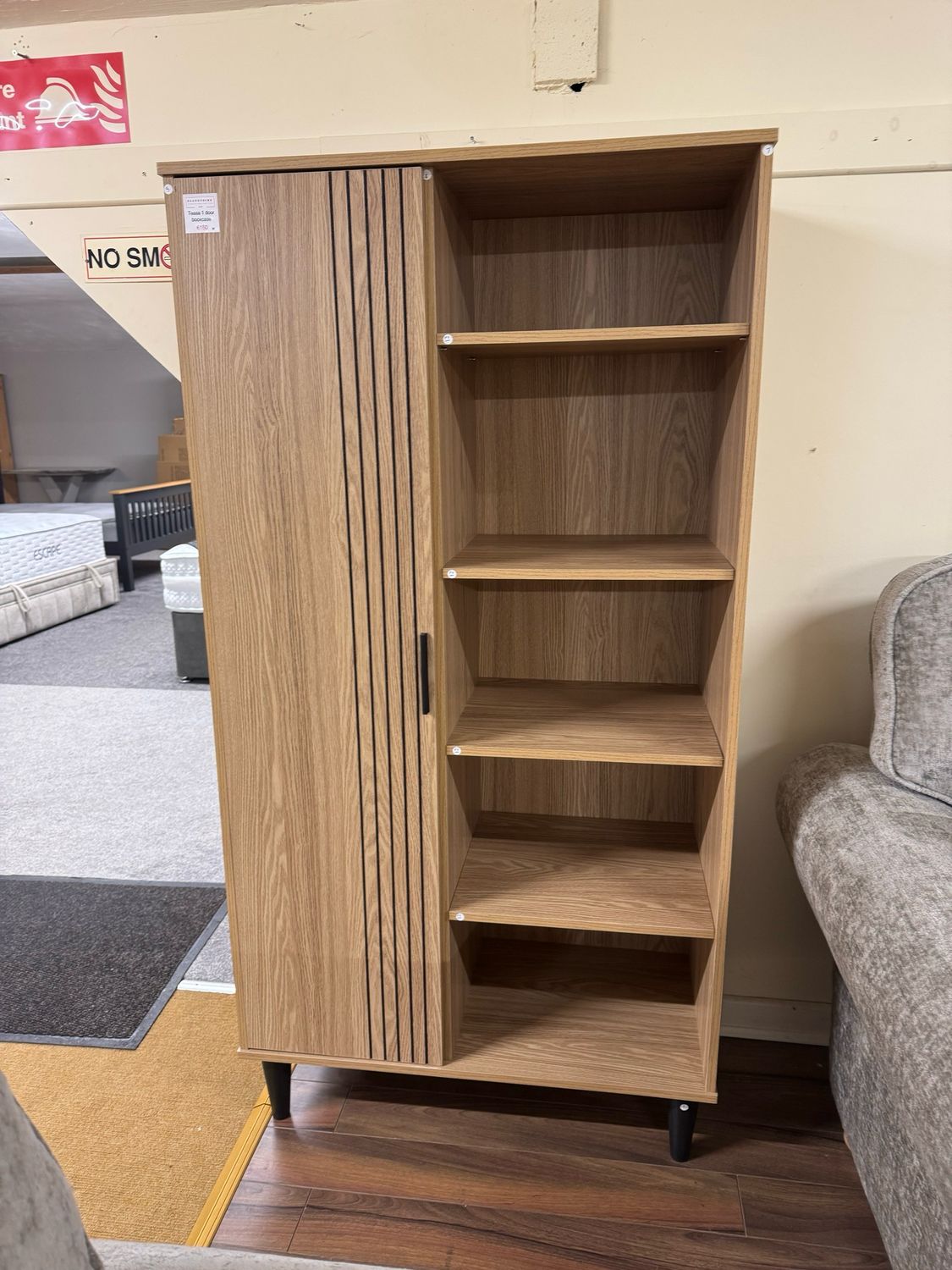 Tessa 1 Door Bookcase