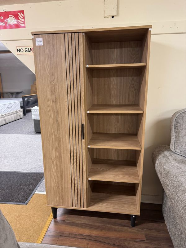 Tessa 1 Door Bookcase