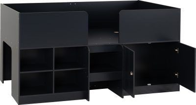 Orlando Low Sleeper Bed - Dark Grey