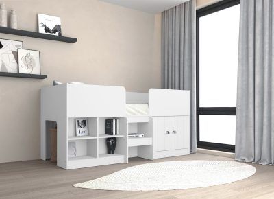 Orlando Low Sleeper Bed -White