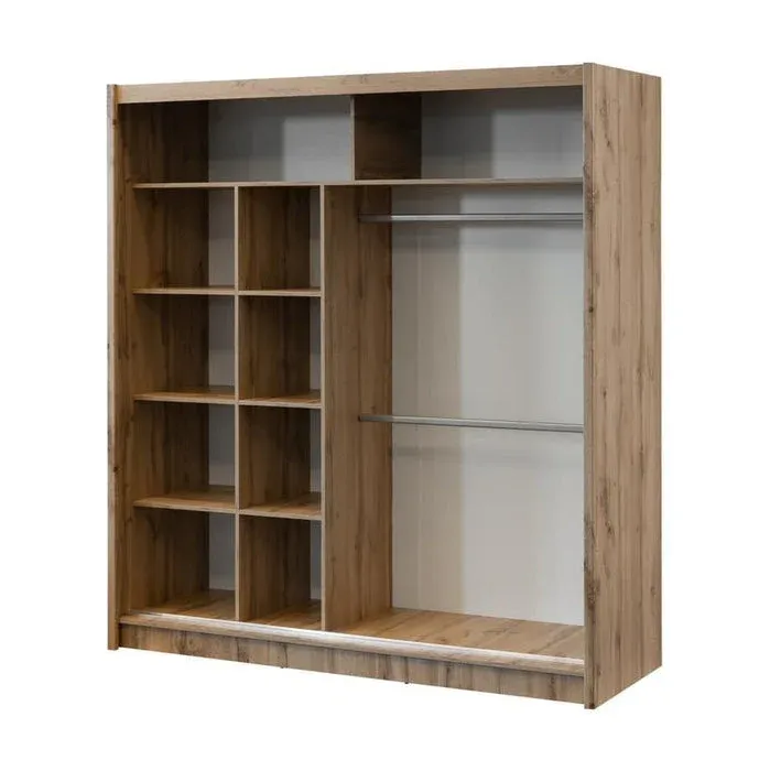 London Sliderobe 2.03 Metre - Wotan Oak