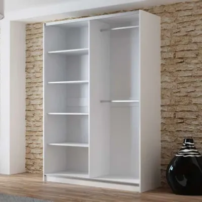 Vigo Sliderobe 2M - White or Platinum Grey