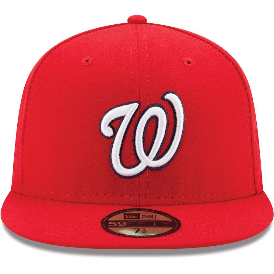 Red Washington nationals fitted