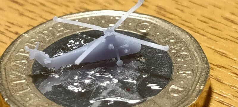 1/1200 Wessex helicopter set of 4