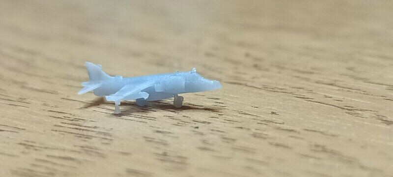1/1200 or 1250 model Harrier set 3d printed.