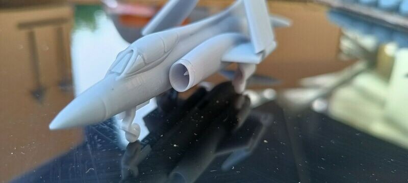 1/144 model HS Buccaneer with folded wings