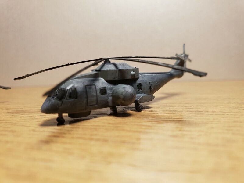 1/350 model Merlin crowsnest helicopter set of 3