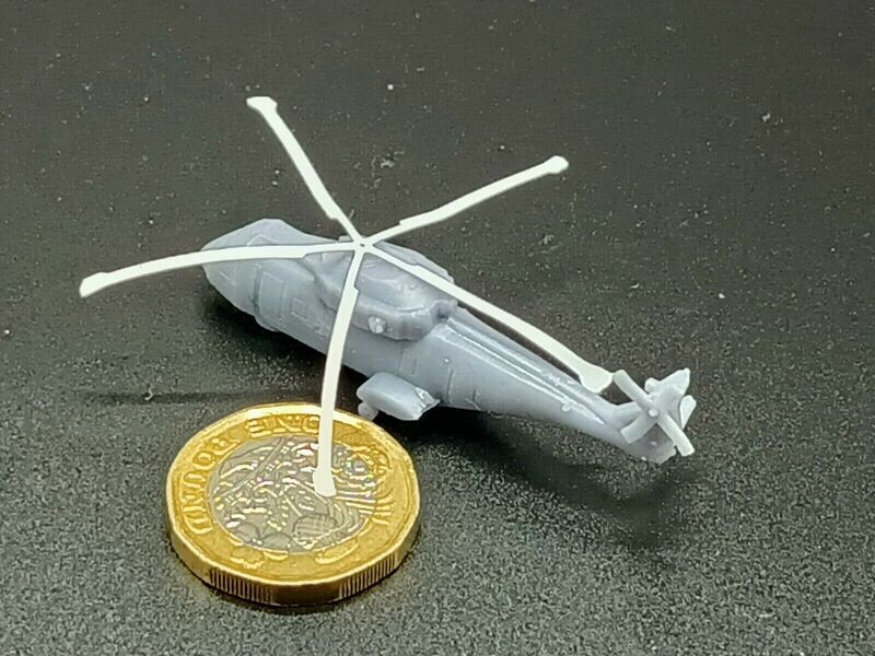 1/350 model Merlin helicopter set of 2