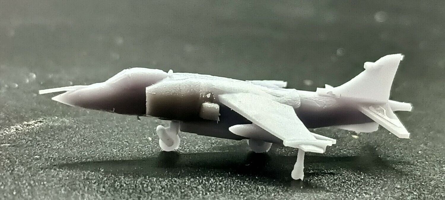 1/350 model Sea Harrier. Set of 10