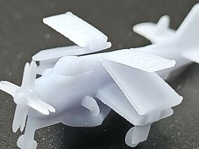 1/600 model Fairey Gannet AEW.3 Set of 10 folded wings