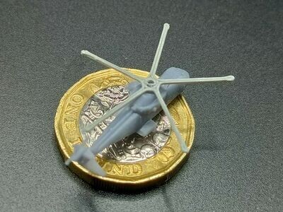 1/700 model Merlin crowsnest helicopter set of 3 1/700 model Merlin crowsnest helicopter set of 3