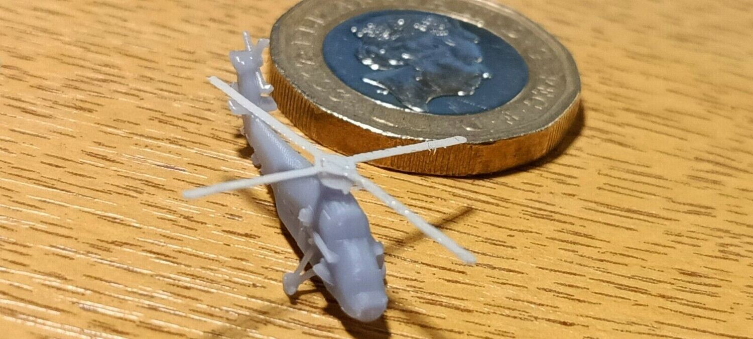 1/600 Wessex helicopter set of 4