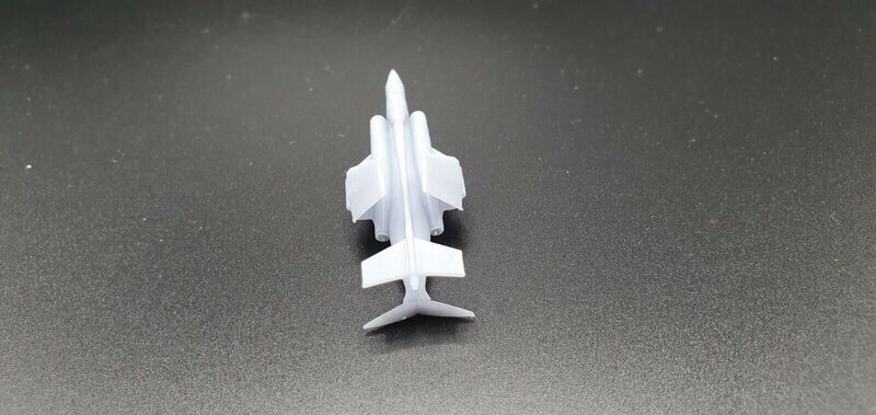 1/700 model HS Buccaneer with folded wings. Set of 10