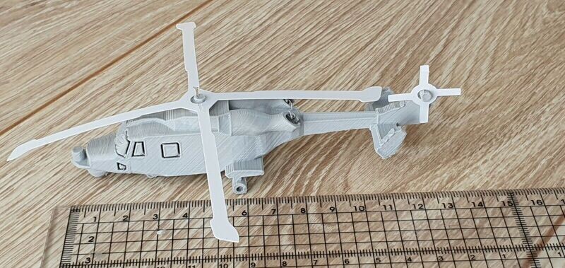1/96 model Wildcat helicopter