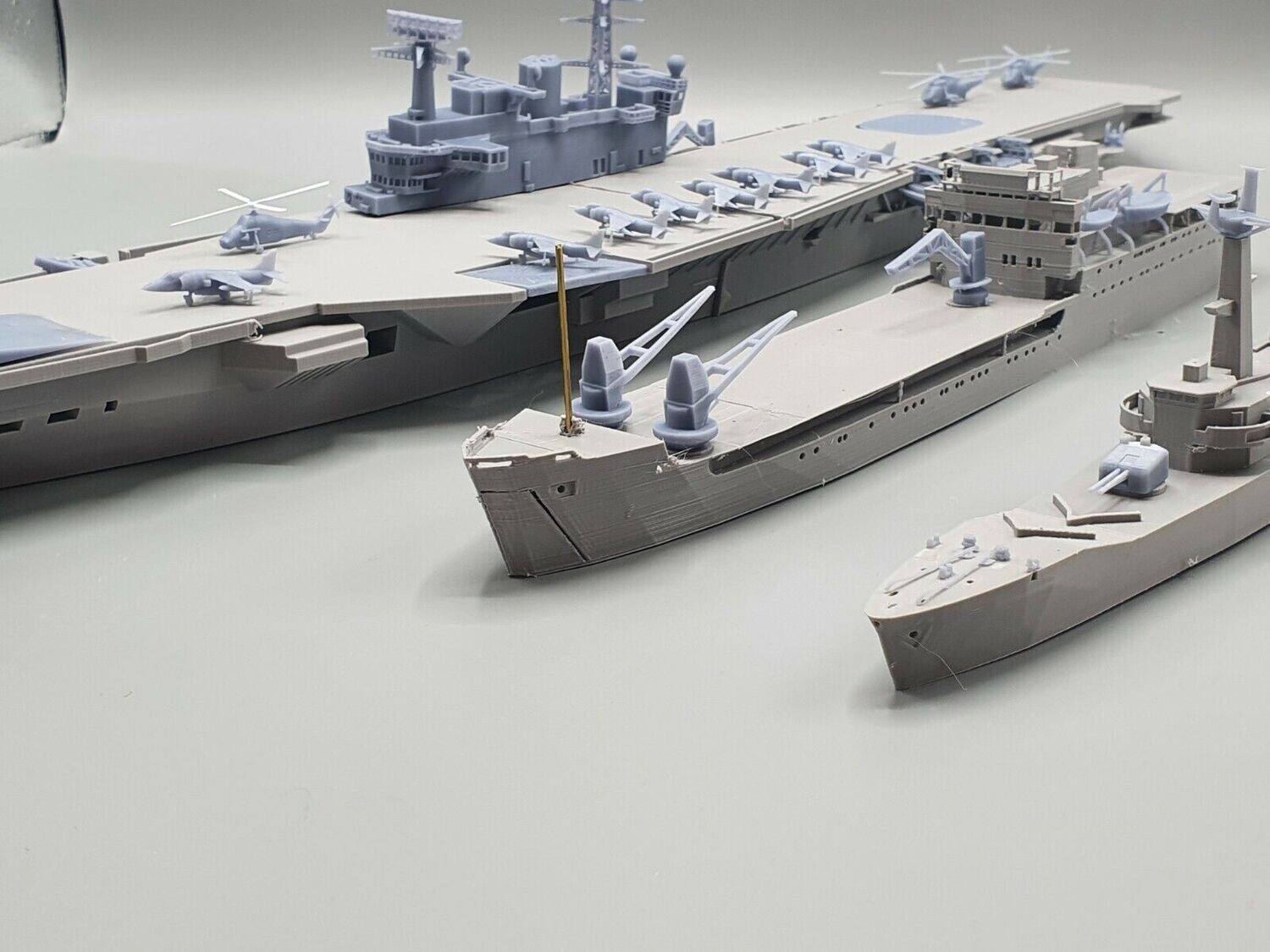 Falklands Task Force Set 1:350 Waterline Model Ships