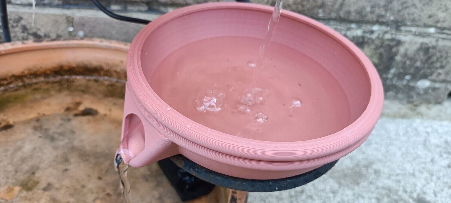 Replacement Pot For Terracotta Cascade Water Feature 3D printed