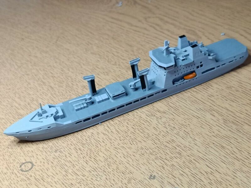 RFA Tidespring  1:1200 Waterline Model