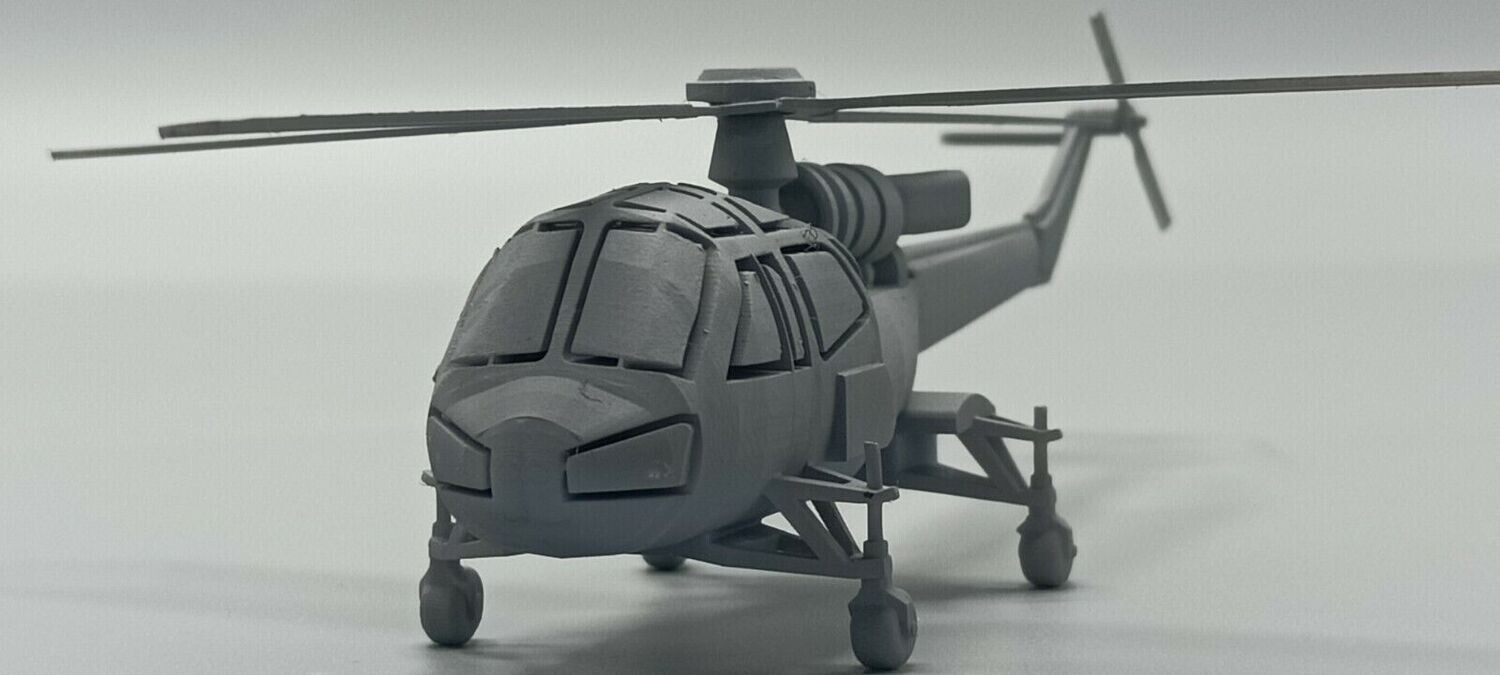 Westland Wasp helicopter 1/72 model