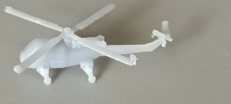 Westland Wasp helicopter 1/700 model. Set of 2