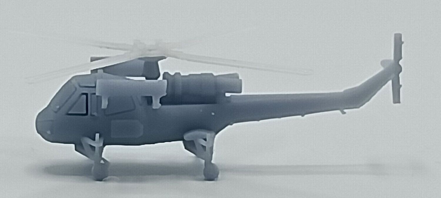 Westland Wasp helicopter 1/200 model. Set of 2