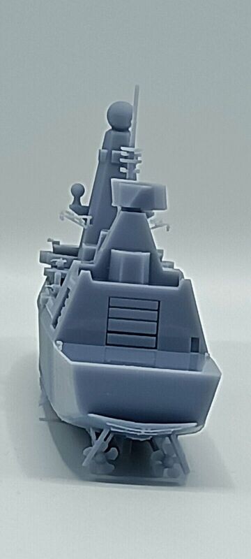 1:700 Full hull Type 45 destroyer. Resin printed