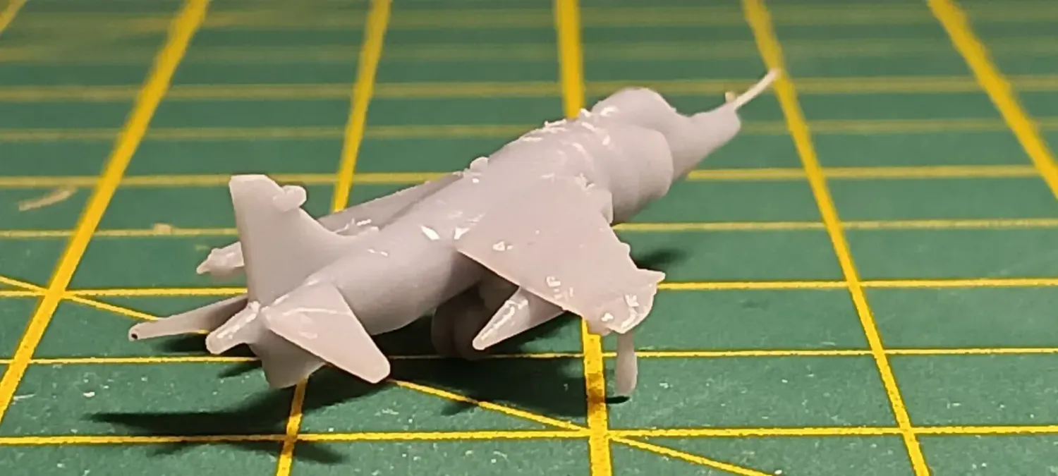 1/350 model Harrier GR3. Set of 7