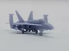F18 folded Wings 1/350 model  . Set of 8