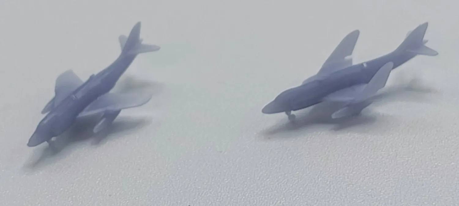 Supermarine Scimitar 1/1200 Folded and swept FAA Strike Aircraft Set of 10