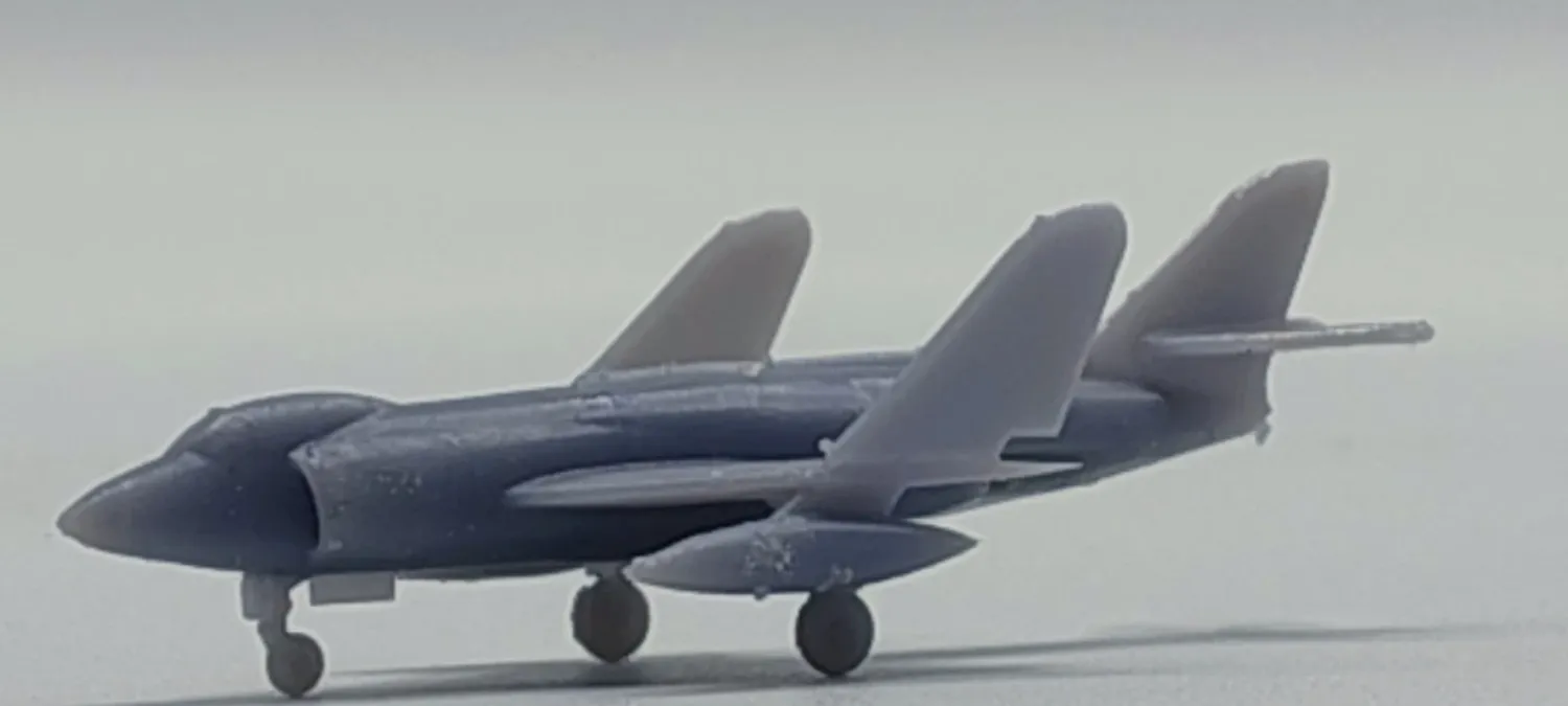 Supermarine Scimitar 1/350 Folded FAA Strike Aircraft Set of 10