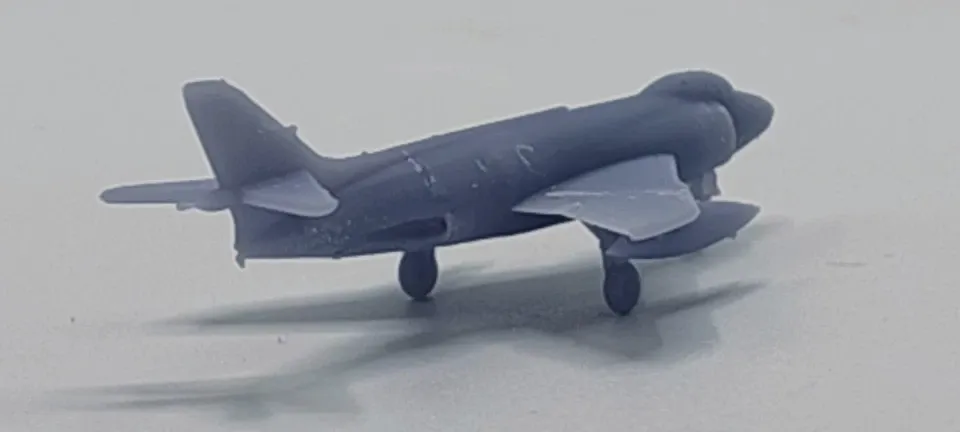 Supermarine Scimitar 1/350 model. 1960's Fleet Air Arm Strike AircraftSet of 10