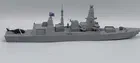 Type 45 Destroyer.1:350 waterline ship model kit  PLA and Resin printed
