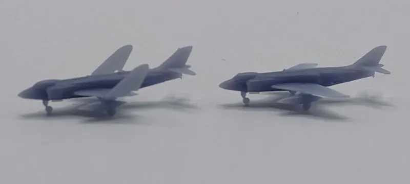 Supermarine Scimitar 1/700 Folded and swept FAA Strike Aircraft Set of 10